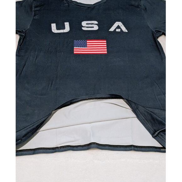 Blue USA Adults Shirt Size M - Picture 2 of 5